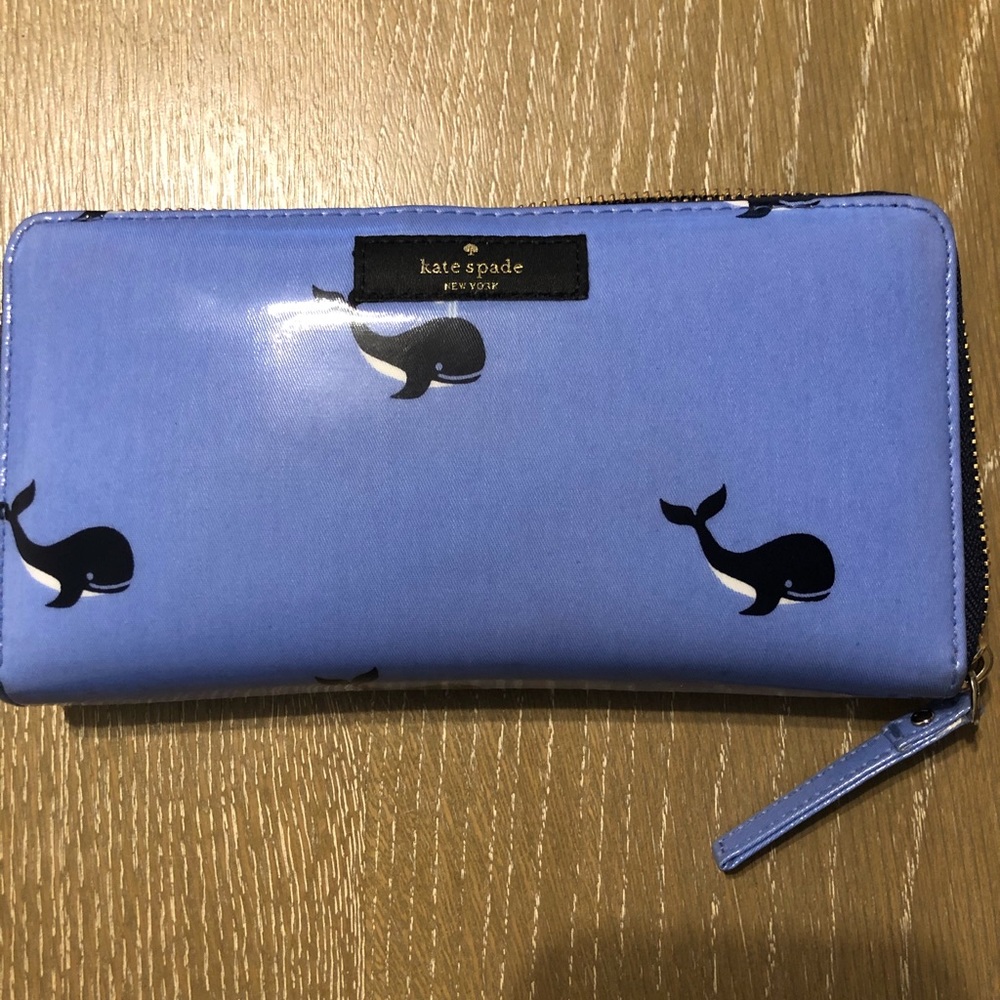 Kate spade whale wallet